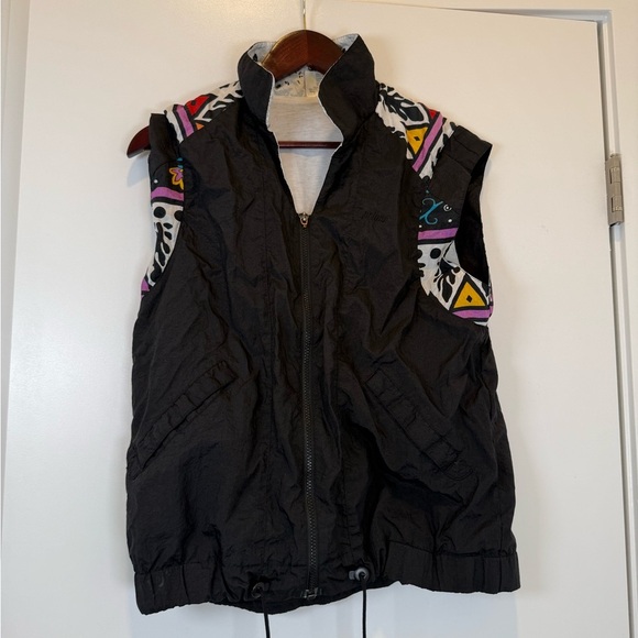 Vintage Prince Black and White Vest with Artistic Patterns - Picture 2 of 7